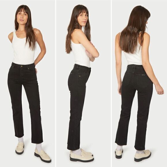 ROLLA'S Denim - Rolla’s Original Straight Jeans in Comfort Jet Black Size 29